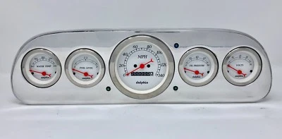 1960 1961 1962 1963 Ford Falcon Gauge Dash Cluster White - Image 1 of 4
