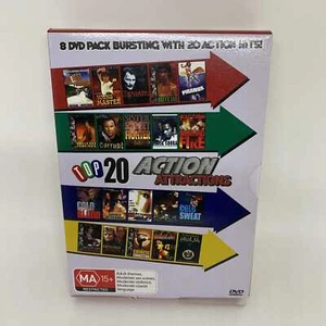 Top 20 Atracciones de Acción *JUEGO DE 20 PELÍCULAS* Región 4 BUEN ESTADO Envío Gratis - Imagen 1 de 4