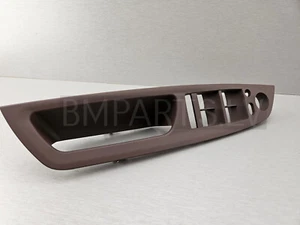NEW BM BMW X5 E70 & LCI LHD WINDOW SWITCH PANEL COVER FRONT LEFT TABAK 6975797 - Picture 1 of 15