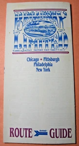 1993 Amtrak Broadway Limited Large Route Guide - Picture 1 of 7