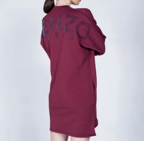 Abito maglione cotone marrone KENZO Paris