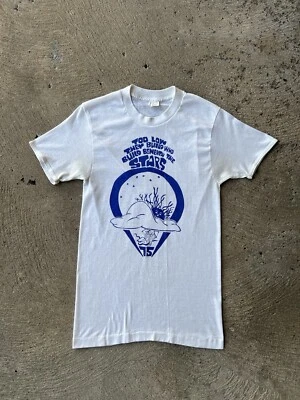 Vintage 70s Edward Young They Build Who Build Beneath The Stars T Shirt Small - Image 1 of 4