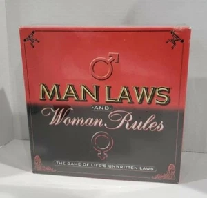 Man Laws and Woman Rules Adult Board Game Ages 17+ 2-6 Players. - Picture 1 of 5