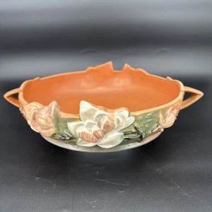 Vintage Roseville Pottery Magnolia Planter Bowl #450-10 - Picture 1 of 7