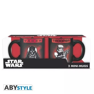 STAR WARS - 2 Mini Mugs - Tazze Darth Vader Stormtrooper Abystyle 🖤 - Imagen 1 de 3