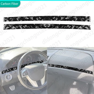 Capa painel console central fibra de carbono forjada painel para Pontiac G8 2008-09 - Imagem 1 de 4