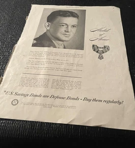 Sargento Maestro Travis Watkins Estados Unidos Bonos de Ahorro Anuncios Sábado por la Noche Post 1951 - Imagen 1 de 2