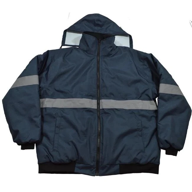 Petra Roc NVBJ-S1-4X Enhanced Visibility Navy Blue Quilted Bomber Jacket  4X - Image 1 of 1