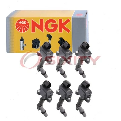6 pc NGK Ignition Coils for 2013-2016 Mercedes-Benz GL63 AMG 5.5L V8 Spark ze - Image 1 of 4