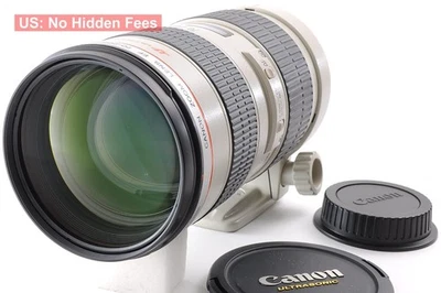 Lente zoom Canon EF 70-200mm F/2.8 L USM fotograma completo probado y... - Imagen 1 de 4