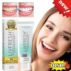 Livfresh Toothpaste Gel, Clinically ProvenTo Remove Plaque 250% Better US - Picture 1 of 13
