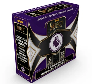 2024-25 SELECT EPL PREMIER LEAGUE SOCCER INTERNATIONAL HOBBY BOX Factory Sealed - Picture 1 of 7