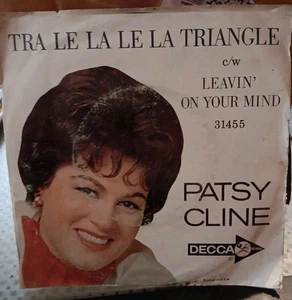 PATSY CLINE DECCA NO 31455 VINYL 45 RPM LEAVIN' ON YOUR MIND PATSY CLINE - Picture 1 of 4