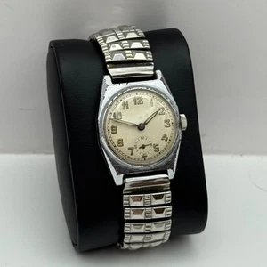 Orologio 28mm Funzionante Vintage S.G.D.G Pierce Watch Co Stile Militare RICAMBI RIPARAZIONE - Foto 1 di 20