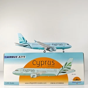 1:200 InFlight Cyprus Airways Airbus A319 avión de pasajeros modelo de avión fundido a presión - Imagen 1 de 16