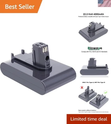 Batería Original 22.2V DC31 para Aspiradoras Inalámbricas Dyson - Fácil Ajuste, Máxima Potencia Foto 1 de 4