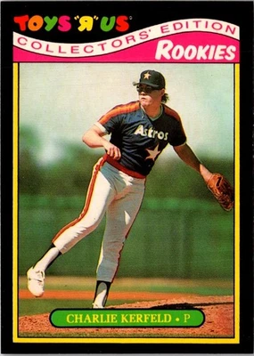1987 Topps Toys'R'Us Rookies Charlie Kerfeld #15 Houston Astros Baseball Card - Image 1 of 2