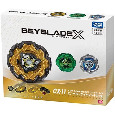 Tomy Takara EmperorMight Deck Set Beyblade X Burst Booster CX11 Starter Official