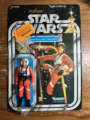 VINTAGE KENNER STAR WARS 1978 LUKE X WING PILOT MOC SEALED 21 BACK OFFERLESS - Image 1 of 4