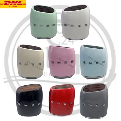 SMEG Knife Block Holder Multicolor Acacia Insert Block Only No Knives FAST DHL - Image 1 of 4