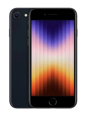 Apple iPhone SE 64GB 3RD Gen 2022  Midnight Black  - Unlocked - Image 1 of 4