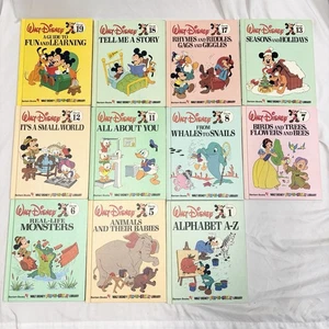 Lot Of 11 Vtg 1983 Walt Disney Fun to Learn Library Hardcover Books - Imagen 1 de 2