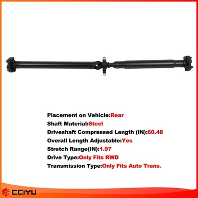 For BMW 320i F30 2013-2018 L4 2.0L Rear Driveshaft 986-226 RWD Auto Trans. - Image 1 of 4