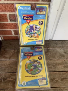 LeapFrog LeapPad Phonics Lot Of 2-Tad's Good Night Interactive Book Ages 4-7-NEW - Picture 1 of 8