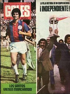 Campeón Intercontinental Independiente 1973 vs Juventus RARO GOLES Mag - VILAS - Imagen 1 de 1