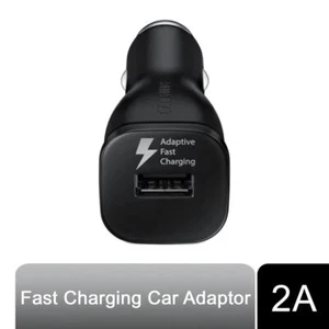 Car Charger 2A Dual Port Adaptive Fast Black 6.22 cm Samsung EP-LN915U - Picture 1 of 6