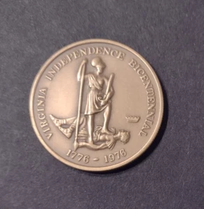 Virginia Independence Bicentennial Medallion 1776-1976/Commemorative - Picture 1 of 2