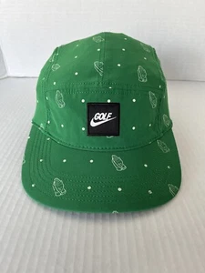Nike Golf Praying Hands AW84 Hat Green Camper 5 Panel Workout Gym Cap Running - Picture 1 of 16