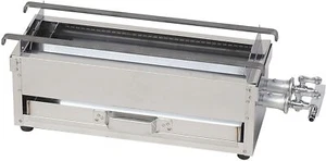 TERUHIME LP Gas Yakitori Stove Small Grill BBQ 39 x14cm Japan - Picture 1 of 1