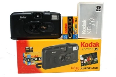 Kodak KB10 35mm Film Camera With Film Kodak GOLD ULTRA 400 ISO 24 EXP Expired - Image 1 of 4