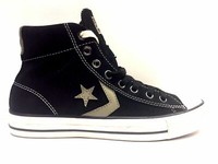 converse pelle verde