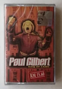 King Of Club by Paul Gilbert Rare 1998 Malaysia Cassette Tape Brand New Sealed - Picture 1 of 3