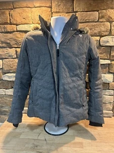 Obermeyer Tuscany Winter Ski Jacket Women's Size 10 Charcoal Gray - Picture 1 of 11