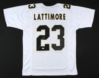 Marshon Lattimore Signed Saints Jersey (JSA COA)  New Orleans 2017 #1 Draft Pick - Image 1 of 4