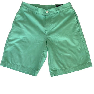 Vineyard Vines Shorts Women 30/10 Green Bermuda Beach Preppy Pockets 100% Cotton - Image 1 of 4