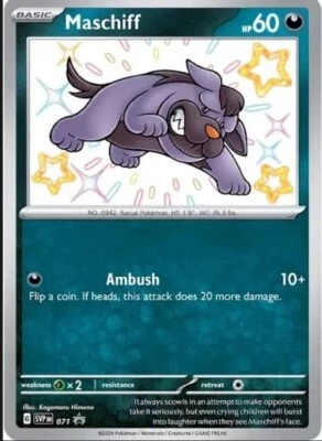 Maschiff 071 Sv: Scarlet & Violet Promo Cards Holo - Image 1 of 3