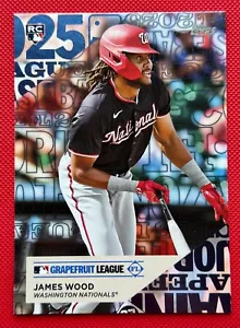 2025 Topps Series 1 - James Wood #TG-18 Grapefruit League, Washington Nationals - Bild 1 von 2