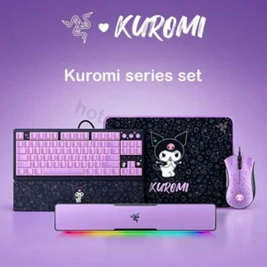 Razer x Sanrio Kuromi Gaming Mouse and Mechanical Keyboard & Soundbar Bundle - Picture 1 of 5