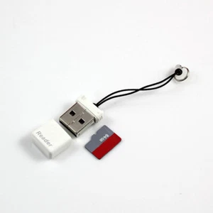 1x Mini Super Speed Usb 2.0 For Micro SD/SDXC TF Card Reader Adapter Durable - Picture 1 of 12