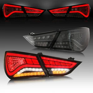 Tail Lights LED For 2011-2014 Hyundai Sonata Brake Smoke Lens Flow Turn Signal - Bild 1 von 9