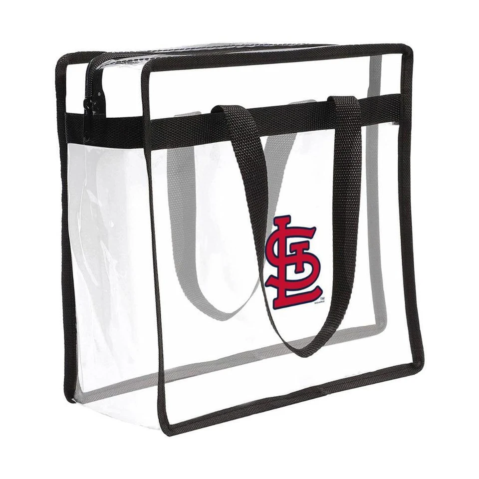 St Louis Cardinals Clear Stadium Tote [NEW] MLB Bag Purse Game Day Field - Image 1 of 1