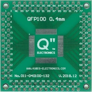QFP100, LQFP100, TQFP100 0.40mm(0.016") to 4 x IDC2x13 [US] - Picture 1 of 1