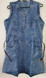 Ladies Women Denim Shirt Dress - Picture 1 of 1