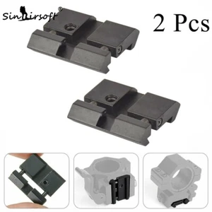 2 Stück Adapter von 11 mm Prisemenschiene auf 21 mm Weaver Pictinny Schiene - Bild 1 von 8