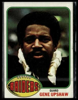 1976 Topps #295 Gene Upshaw - Image 1 of 2