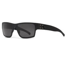 Gatorz Eyewear Delta Men's Sunglasses, Smoked Polarized Lens - Blackout Frame - Picture 1 of 6